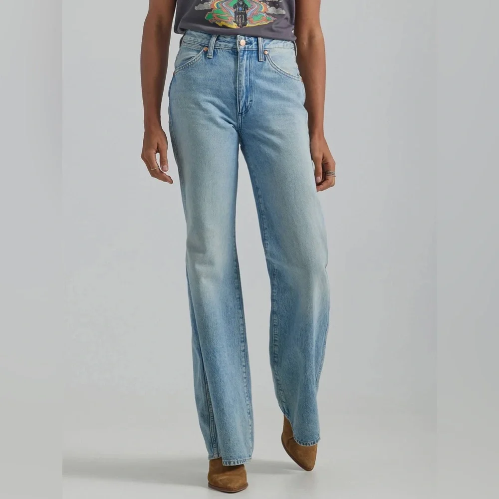 NWT Women's Wrangler Honolua Wanderer 622 High Rise Flare Jeans Size 24X30 - Picture 4 of 10